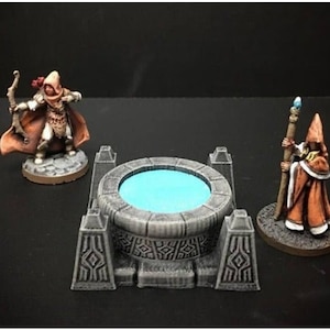 dnd Scrying Pool Fontaine des sorts Divination Magic - 28mm Tabletop Scatter Terrain RPG Pathfinder D&D Donjons et Dragons