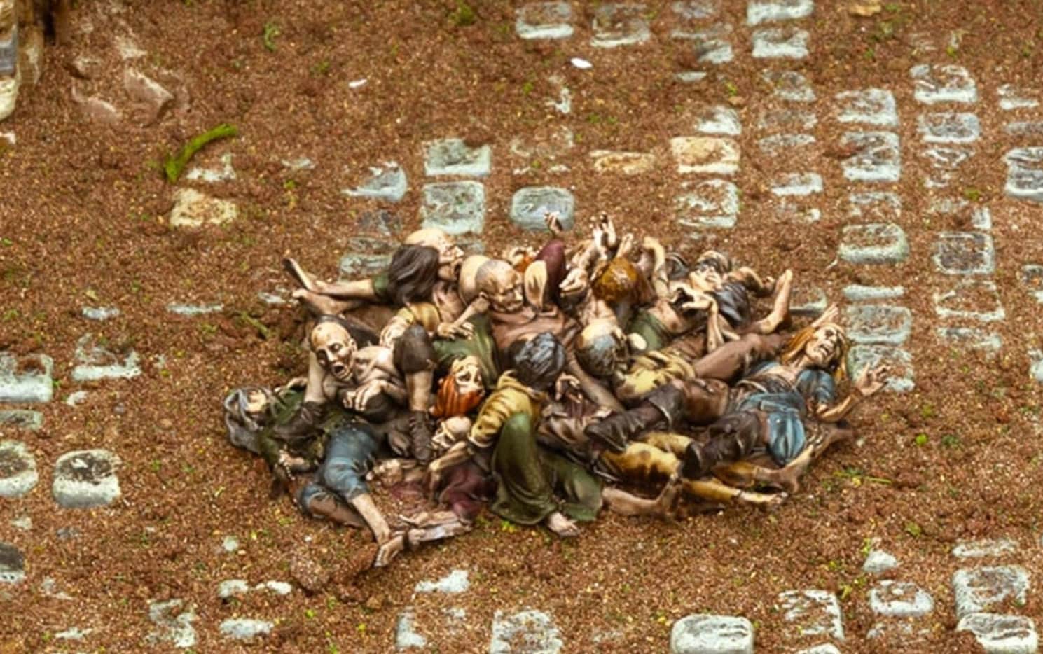 Dnd Zombie Corpse Pile Apocalypse Ramshackle and Ruin Scatter