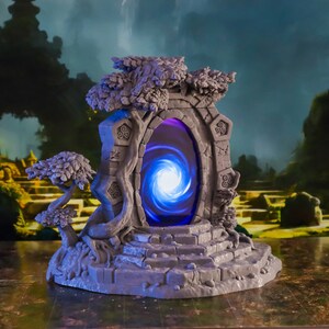 dnd Animated Magic Portal Enchanted Glen Insert PHONE FOUR Video Effects Tabletop Scatter Terrain RPG Pathfinder D&D Dungeons and Dragons image 4