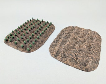 dnd Crop Vegetable Garden for Village Farm Produce Bounty - 28mm Tabletop Scatter Terrain Miniature RPG  D&D Dungeons and Dragons