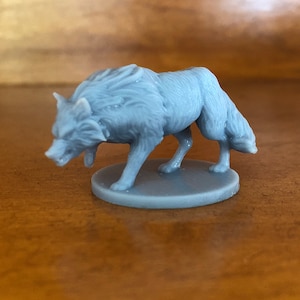 dnd Wolf Wolves Forest Animal Companion Miniatures Wolf Pack Alpha Male Hunter | Pathfinder | Dungeons and Dragons |  RPG