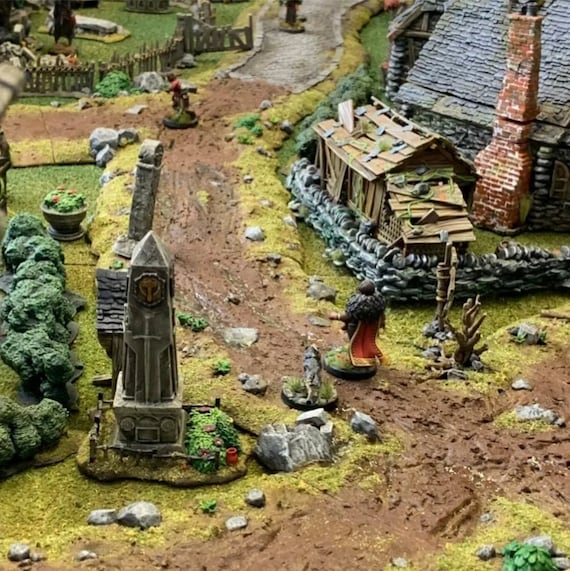 Fichier 3D La Maison des Marins - Terrain de jeu de table 28mm·Plan
