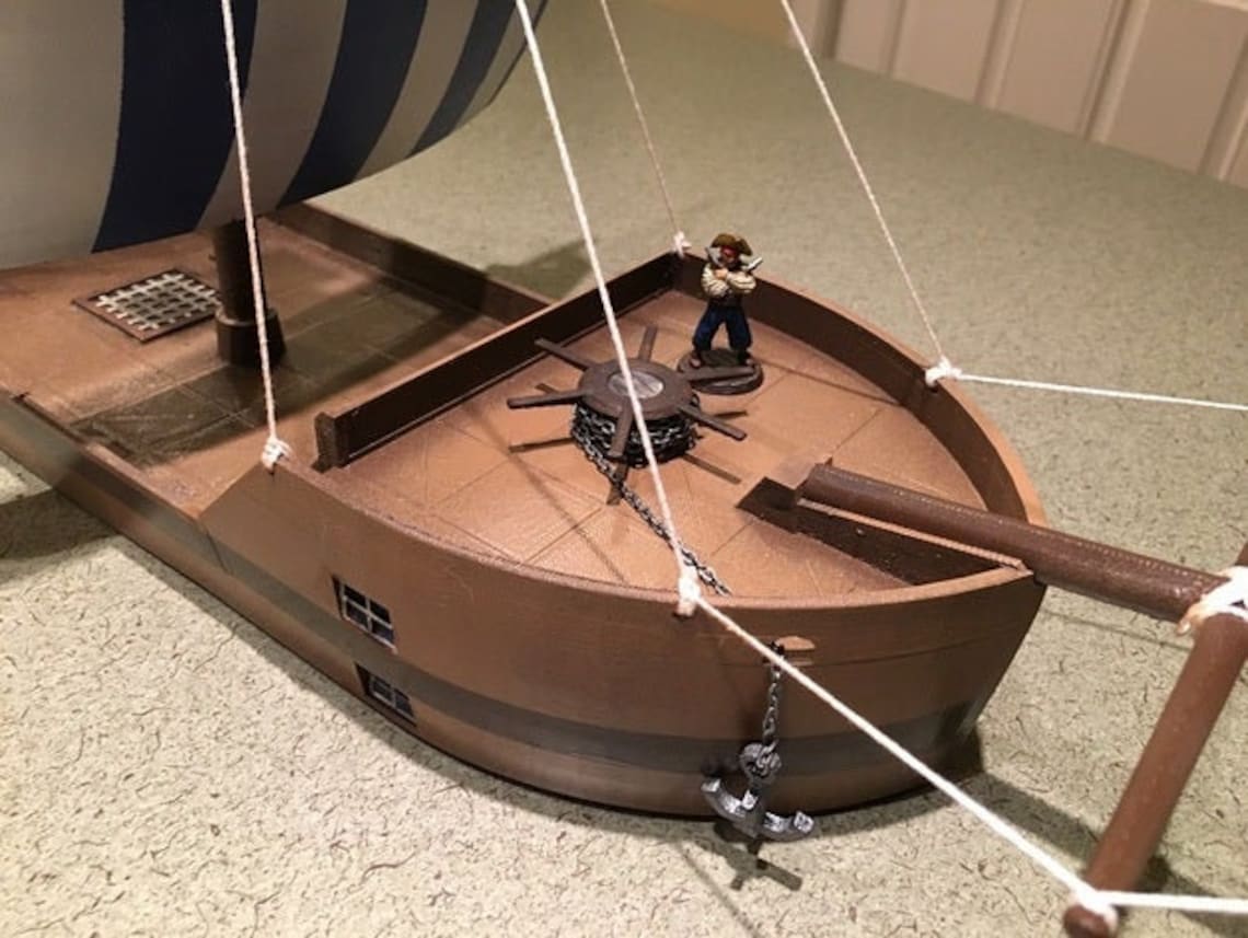 Dnd Sea Ghost Sailing Ship Saltmarsh Sinister Secret of Salt Etsy