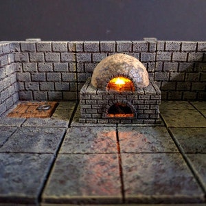 dnd Bread Oven OpenForge Tabletop Scatter Terrain Majestic | Miniatures RPG  D&D Dungeons and Dragons