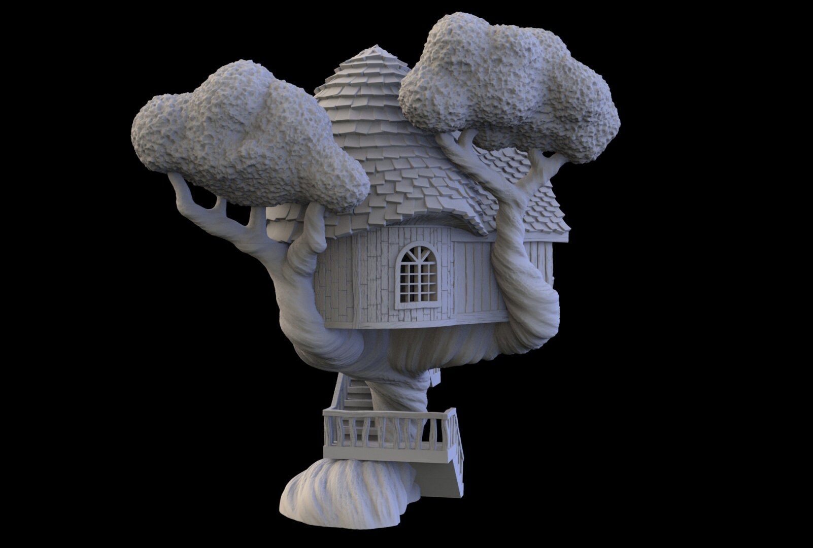 Dnd Canopy Chest Tree House Gnome Druid Fantasy Forest - 28mm Scatter ...