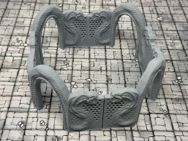 Snake Courtyard Dnd Snake Round Courtyard Sewer Underground Tunnels Ancient Stone ...