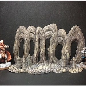 dnd Cave Facade Underground 28mm Tabletop Scatter Village Terrain Miniatures RPG  D&D Dungeons and Dragons