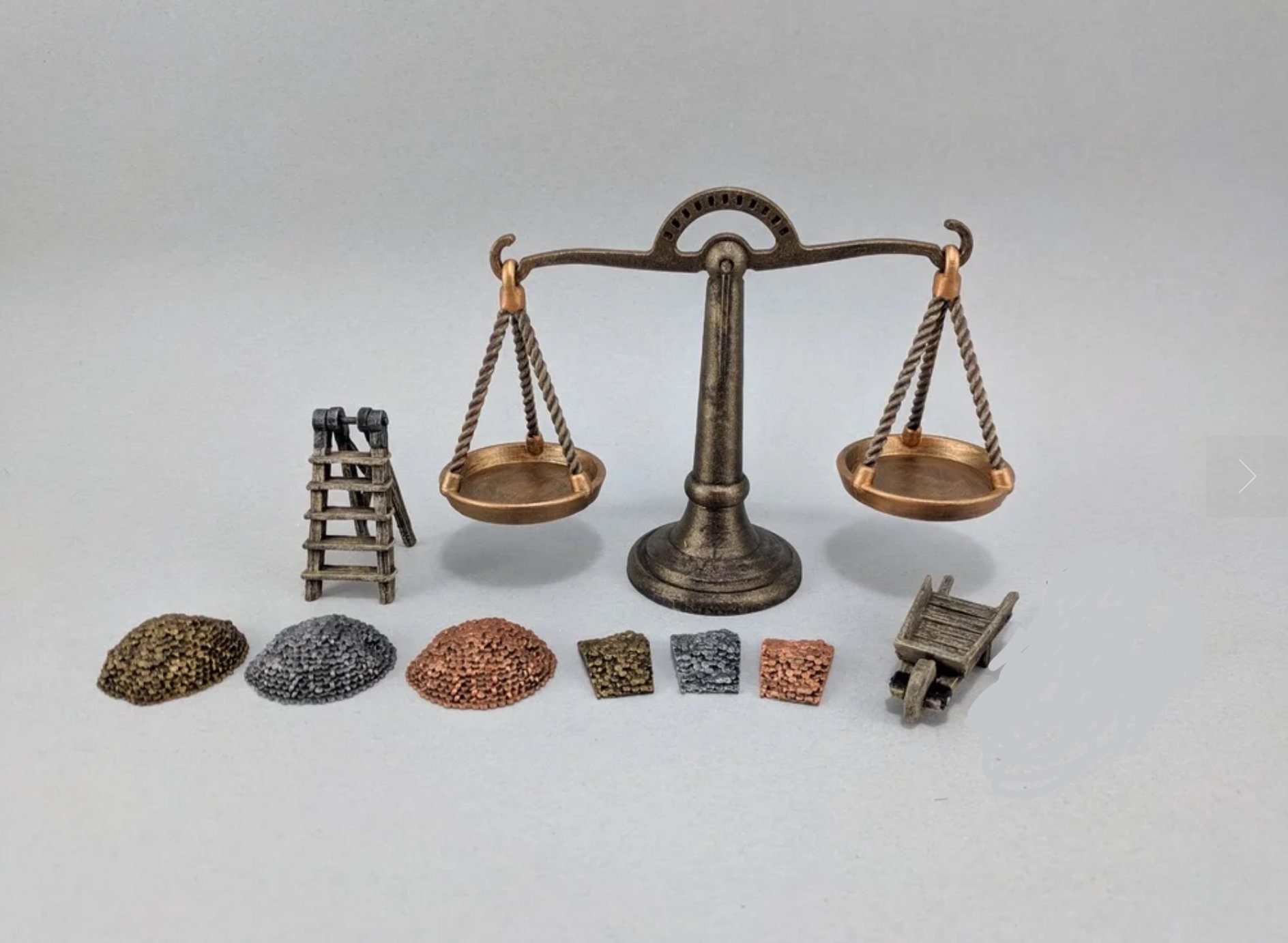 Dnd Weights and Measures Treasure Balance Scale 28mm Etsy UK