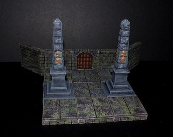 dnd Obelisk Set OpenForge Tabletop Scatter Terrain Miniature RPG Warhammer D&D Dungeons and Dragons