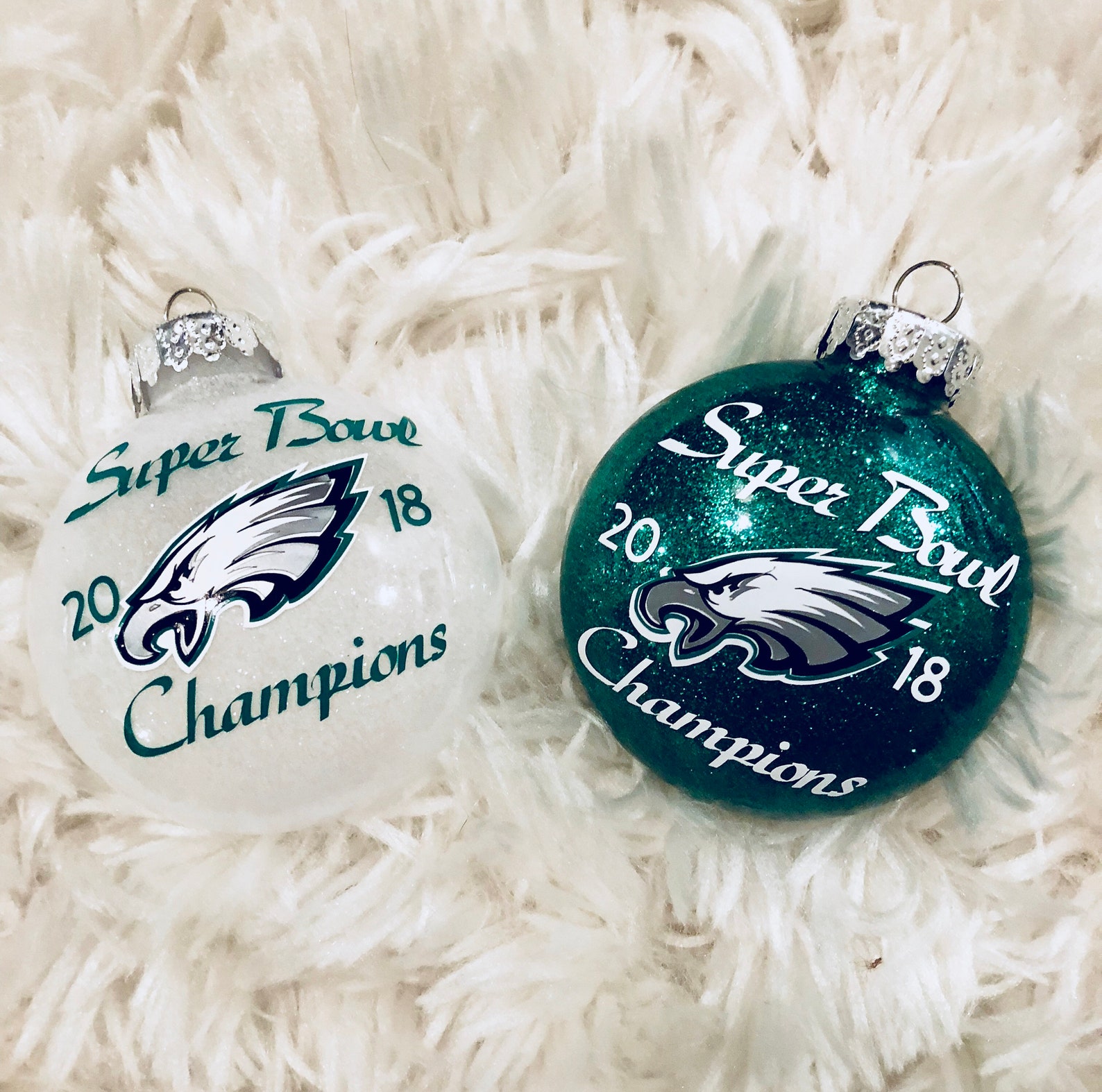 Philadelphia Eagles Christmas Ornament Super Bowl ornament Etsy