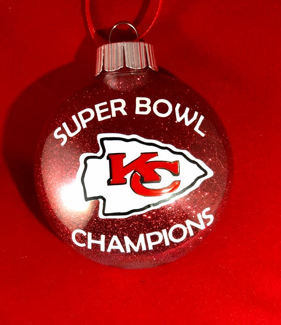 Kansas City Chiefs Christmas Ornament Super Bowl ornament Etsy