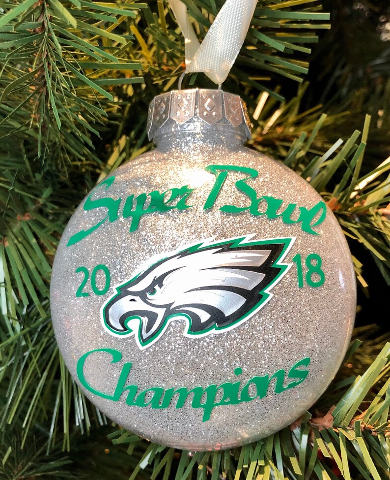 Philadelphia Eagles Christmas Ornament Super Bowl ornament Etsy