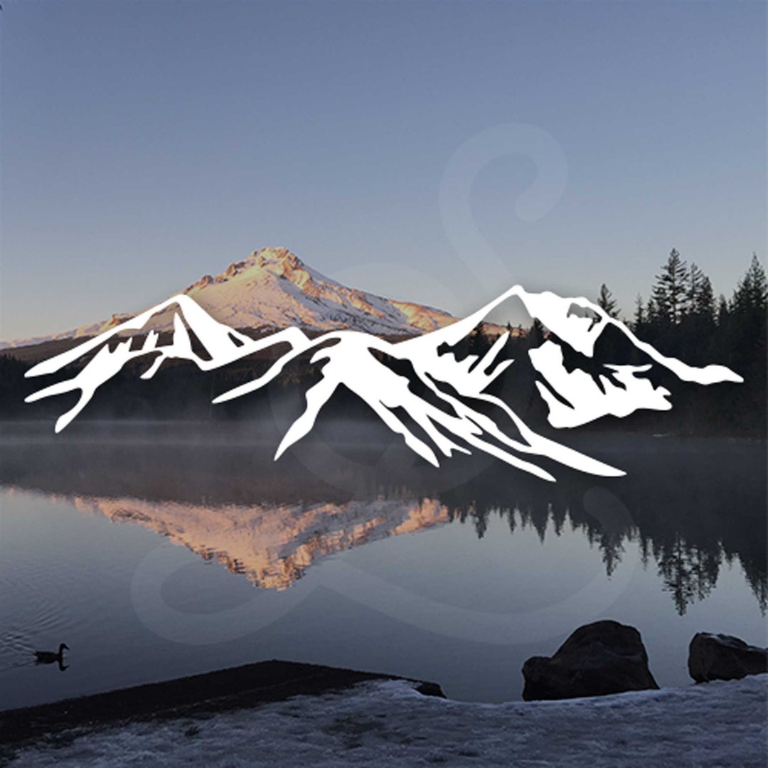 Ore Decal Oregon Wallowa Mountains Decal. Vinyl Decal Only. for Car Windows, Door ...