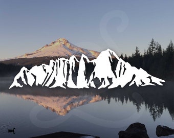 California Mount Whitney Decal. Vinyl Decal Only. Personalize Car Windows, Side Doors, Camper, Laptop.