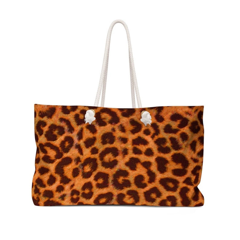 Leopard Animal Print Overnight Bag 