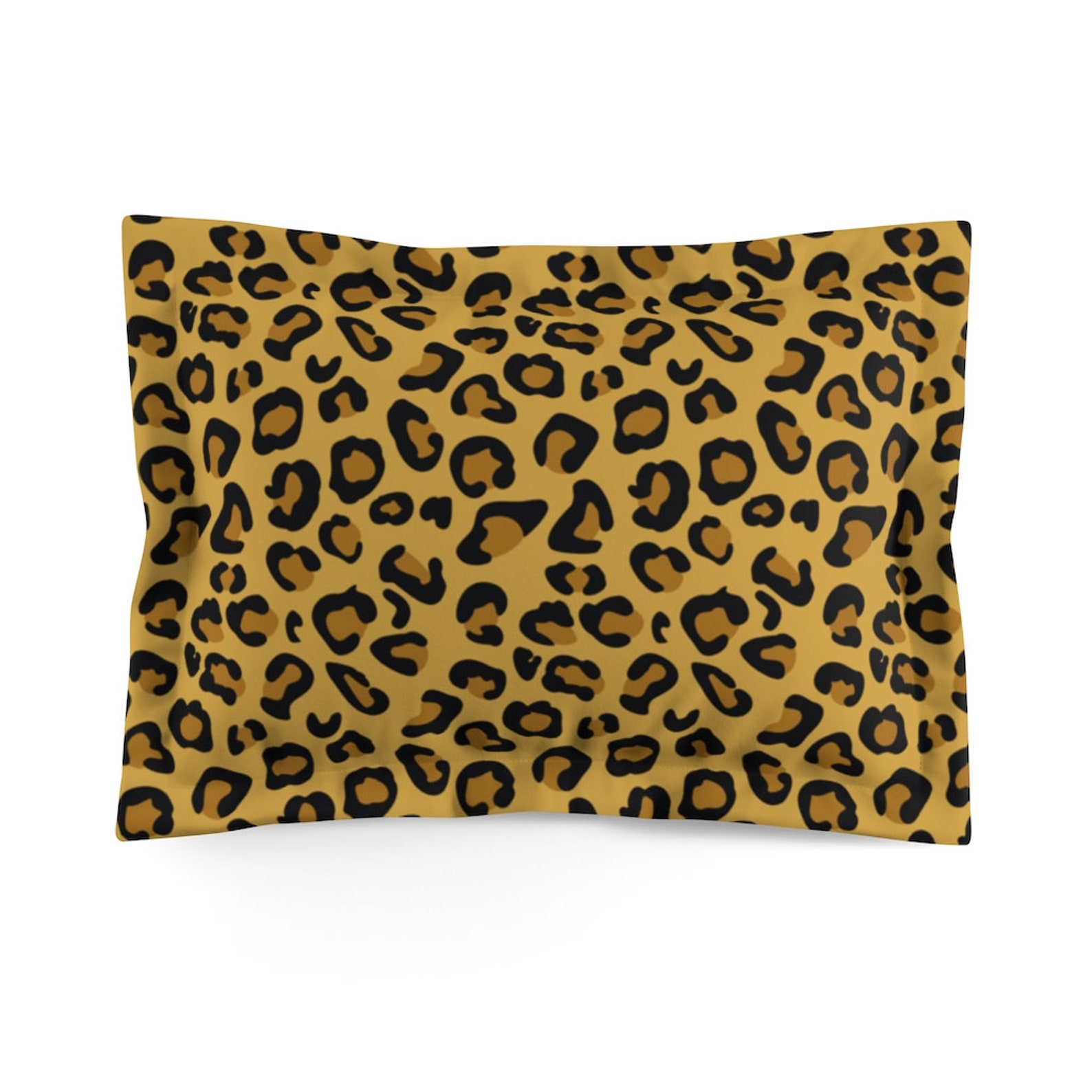 Leopard Animal Print Microfiber Pillow Sham Etsy Australia
