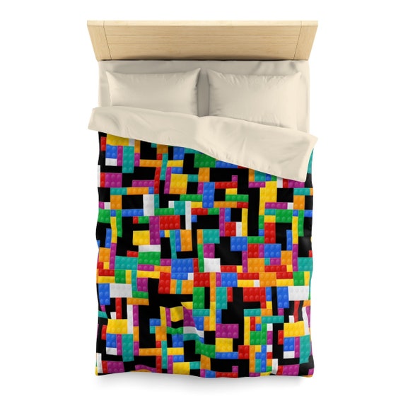 Lego Microfiber Duvet Cover Etsy