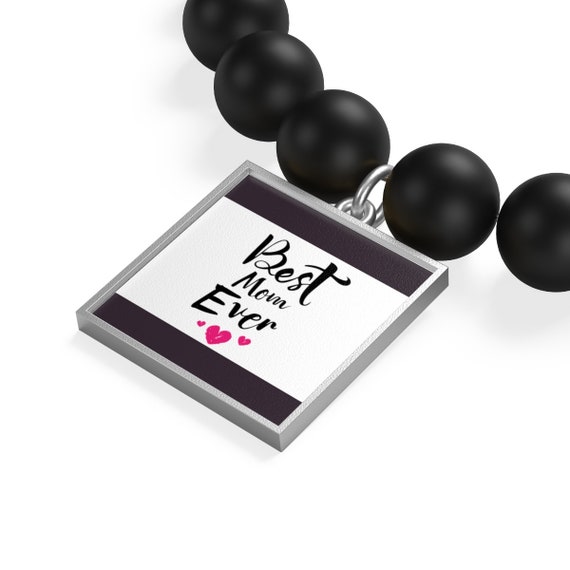 Best Mom Ever Bracelet Mother's Day Bracelet Gift From Etsy