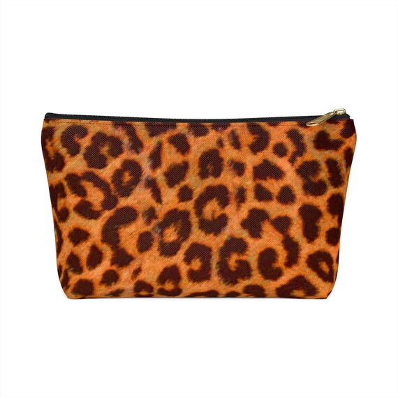 Leopard Print Animal Print Leopard Make up Bag Accessory | Etsy
