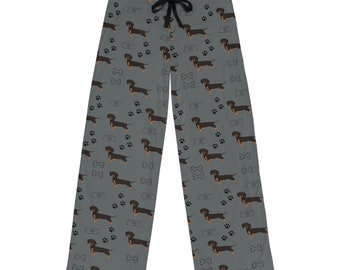 Dachshund Men's Pajama Pants (AOP)