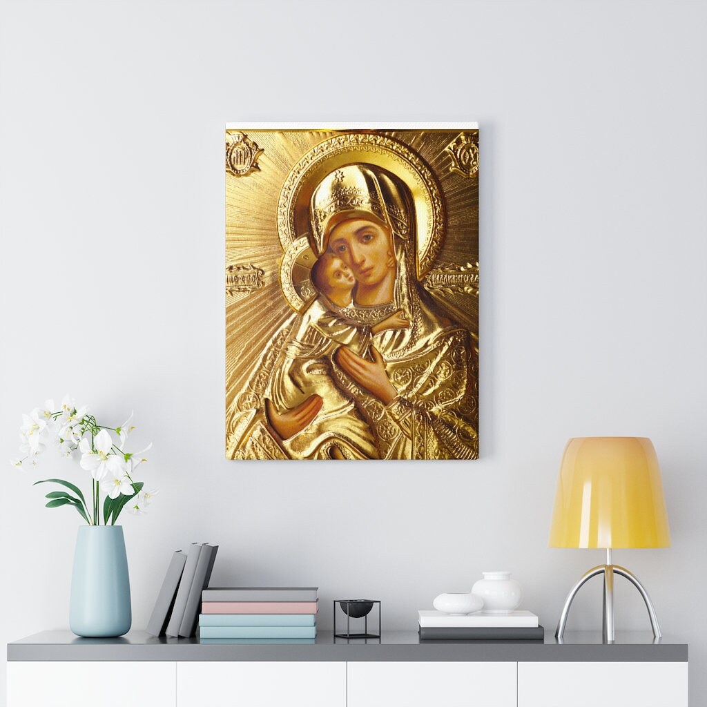 Traditional Orthodox Icon of Mother Mary Virgin Mary - Etsy
