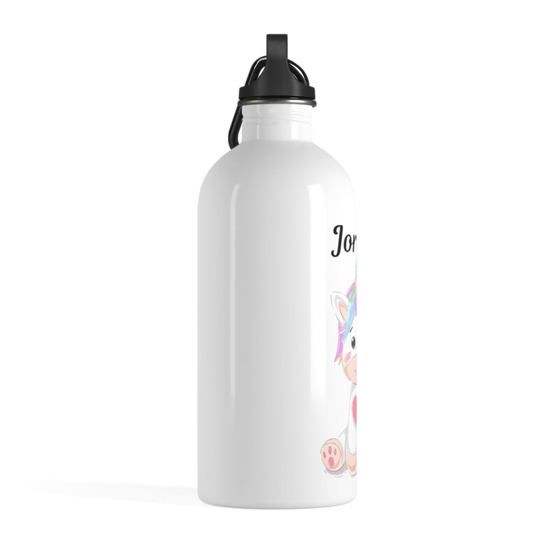 Personalized Unicorn Water Bottle – Stainless Steel, 14 Oz - Etsy