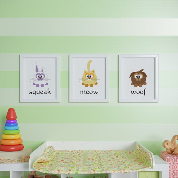 etsy baby nursery art