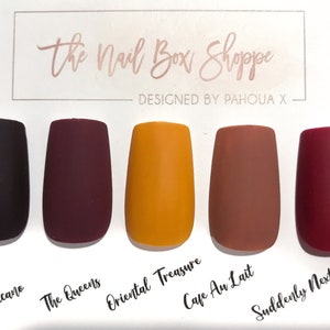 Fall Press On Nails: Solid Color Bundle, Custom Minimal Nails
