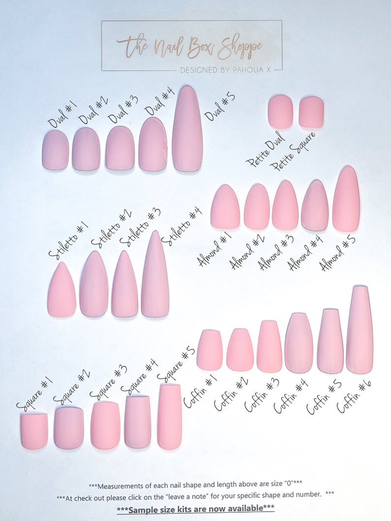 Fall Press On Nails: Solid Color Bundle, Custom Minimal Nails image 2