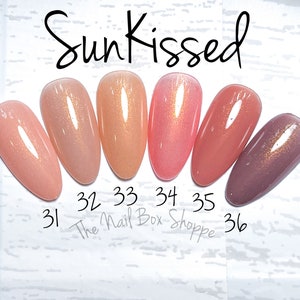 Sun Kissed/custom press on nails/press on nails/gel nails/ bundle press on nails/luxury press on nails