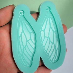 Butterfly Fairy Earring Silicone Mold - 2.5 x 9 in Resin Epoxy DIY