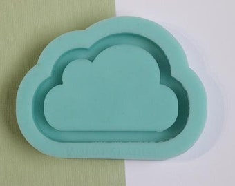 Cloud Shaker Silicone Mold - 1.7 x 2.5 in Epoxy DIY Shaker Resin