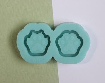 Paw Cat Dog Silicone Mold - Approx 1 in Epoxy DIY Shaker Resin