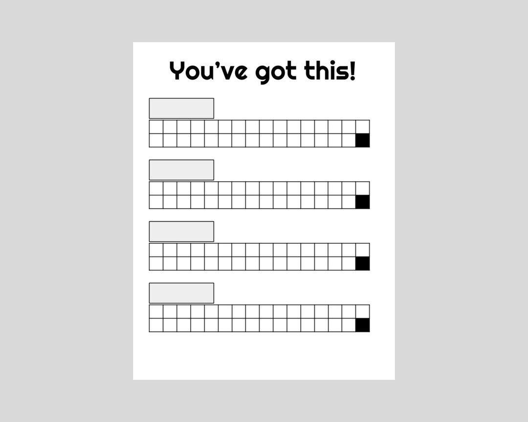Monthly Habit Tracker Printable - Etsy