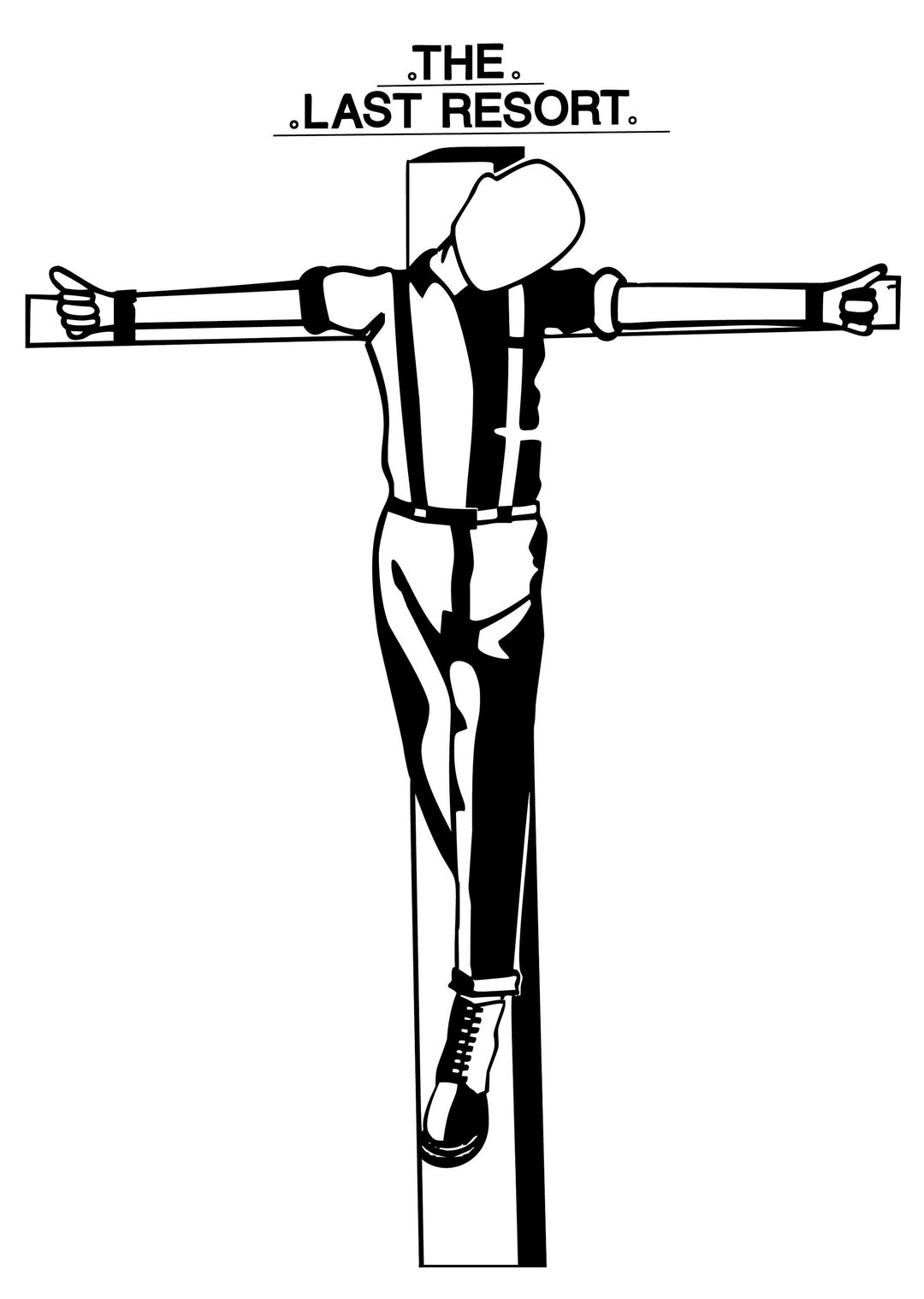 Crucified Skinhead 100% Vector File Created in Adobe