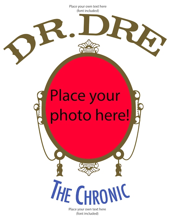 Dr Dre Chronic Customizable Digital Print For Adobe Etsy