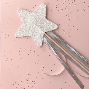 Glitter Rainbow Flower Wand Fairy Costume Accessory main image 1