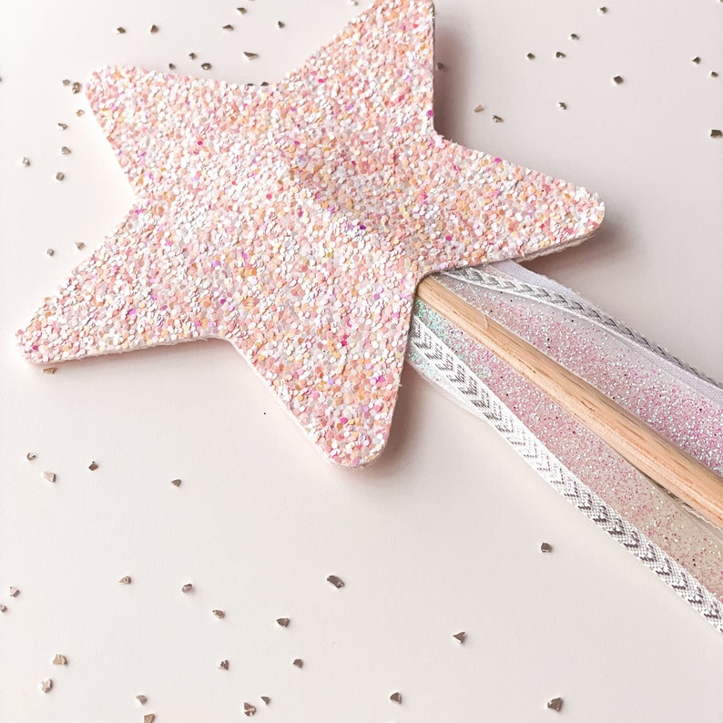 Glitter Rainbow Flower Wand Fairy Costume Accessory main image 0