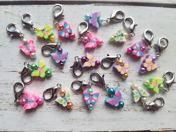 Stitch MarkersProgress Keepers Colorful Butterflies