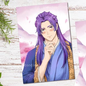 Jinshi Art Print | Apothecary Diaries Fanart Art Print | Kusuriya no Hitorigoto