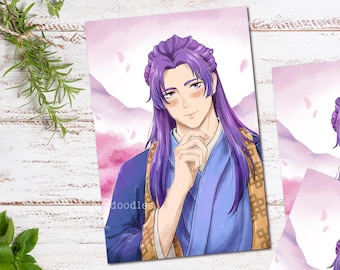 Jinshi Art Print | Apothecary Diaries Fanart Art Print | Kusuriya no Hitorigoto