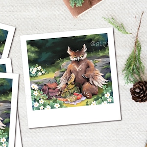 Owlbear on a Picnic in your Camp | D&D Owlbear | Dungeons and Dragons