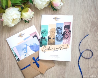 Genshin Love Novel Fan Zine | 18+ Alhaitham x Kaveh, Neuvillette x Wriothesley