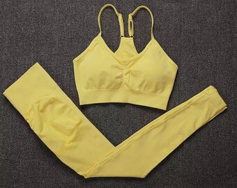 2PCs Set Women Active Sport Suits Mini Skirt w/ Belt Dress Gym Set Fitness Neon 2PCs Set Women Active Sport Suits Mini Skirt w/ Belt Dress Gym Set Fitness Neon