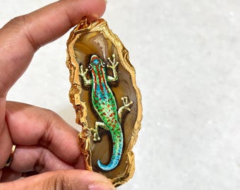 スワロフスキークリスタルトカゲ爬虫類サラマンダーヤモリイグアナ