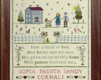 Gentle and Quiet Spirit Chart Instant Download Giulia Punti Antichi GPA