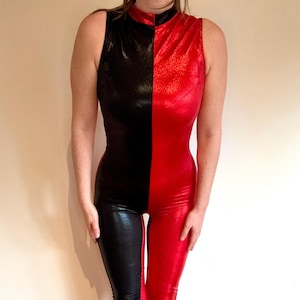 Customisable Catsuit: 2 colour way Catsuit suitable for Aerial Lyra Silks Dance Lyrical Hammock Trapeze Performance
