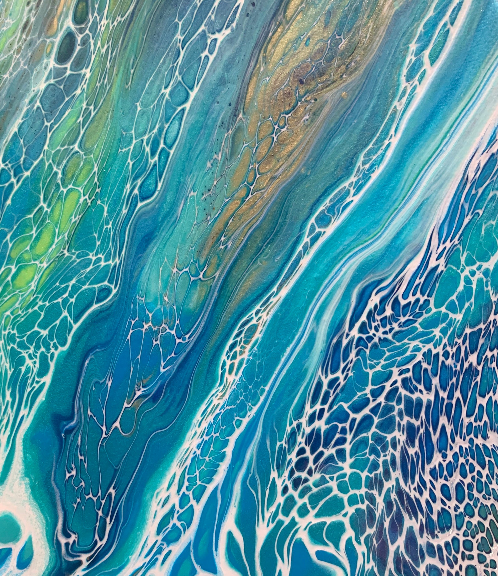 Vibrant Acrylic Painting/colourful Art/original Art/gift for Etsy