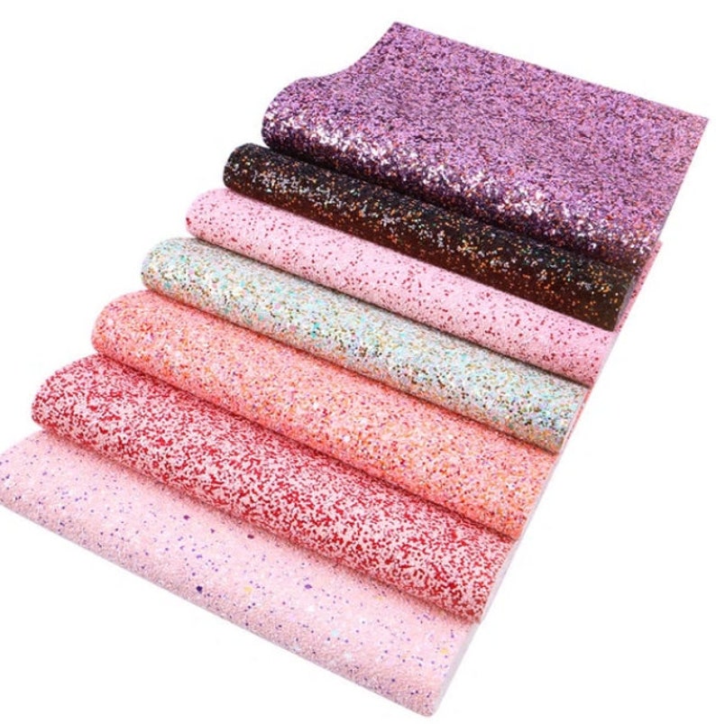 Chunky Glitter Tessuto glitter tessuto foglio glitter Etsy