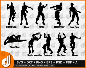 fortnite dance svg fortnite dance silhouette fortnite svg png pack fortnite emote svg fortnite clipart fortnite for cricut vector - fortnite dance svg free
